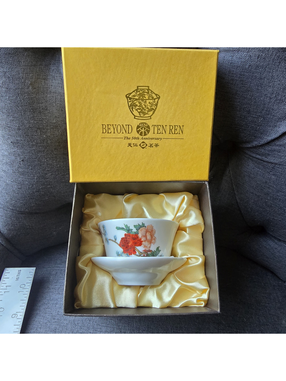 New Beyond Ten Ren 50th Anniversary Commemorative Tea Cup and Saucer Set